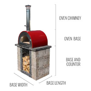 outdoor pizza oven kit wood burning
