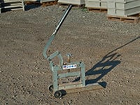 guillotine stone splitter rental