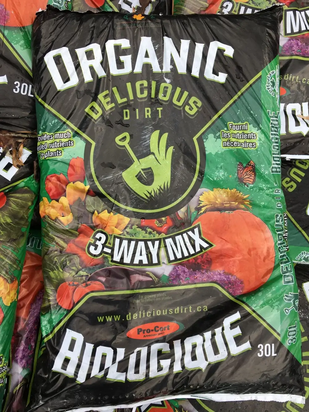 organic 3 way mix (30l)